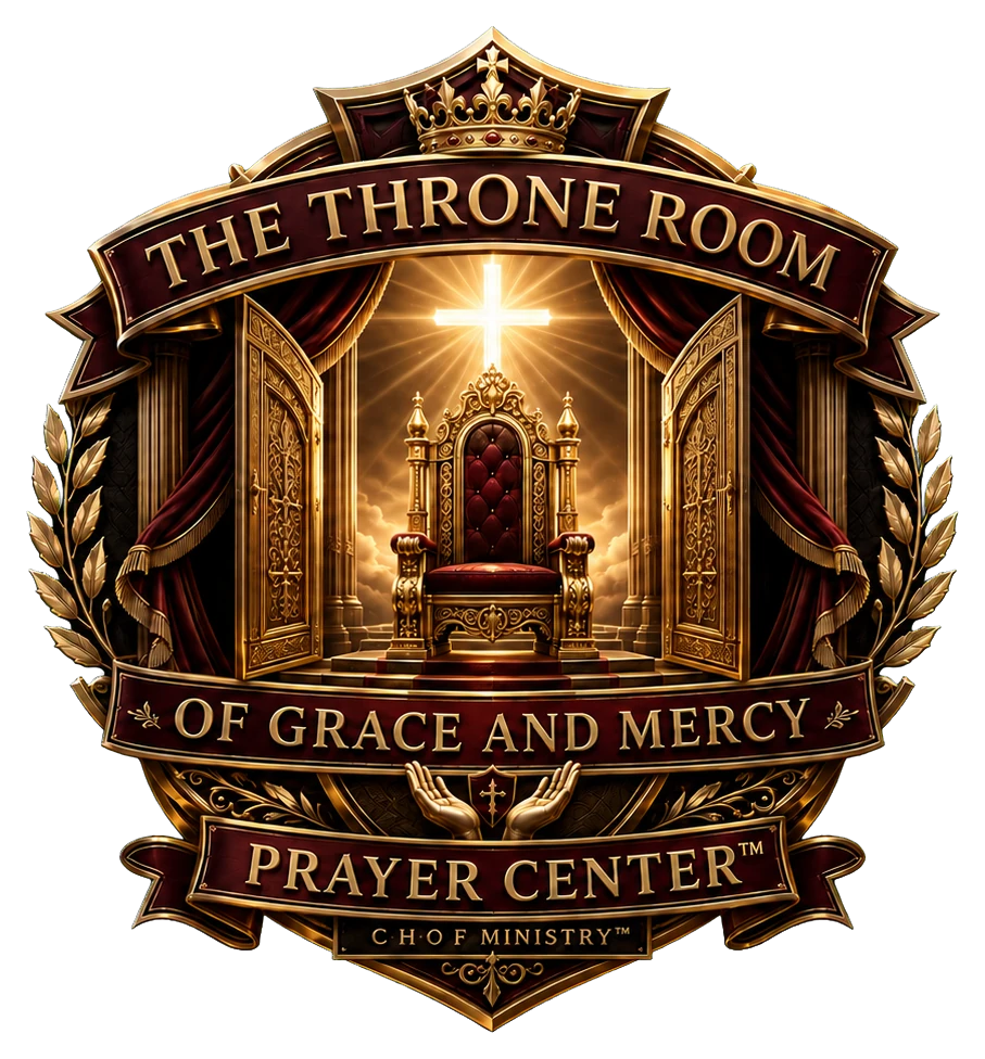 The Throne Room of Grace and Mercy Prayer Center emblem
